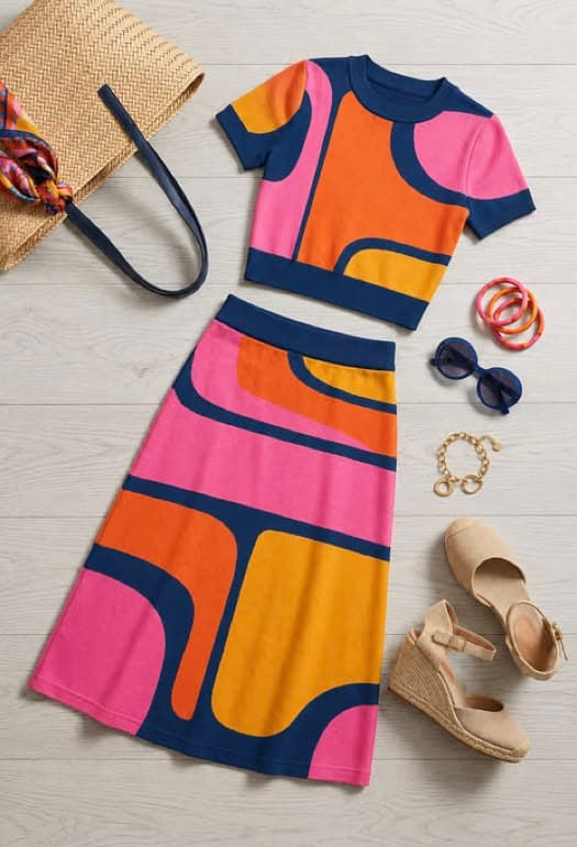 Colorblock Shift Dress