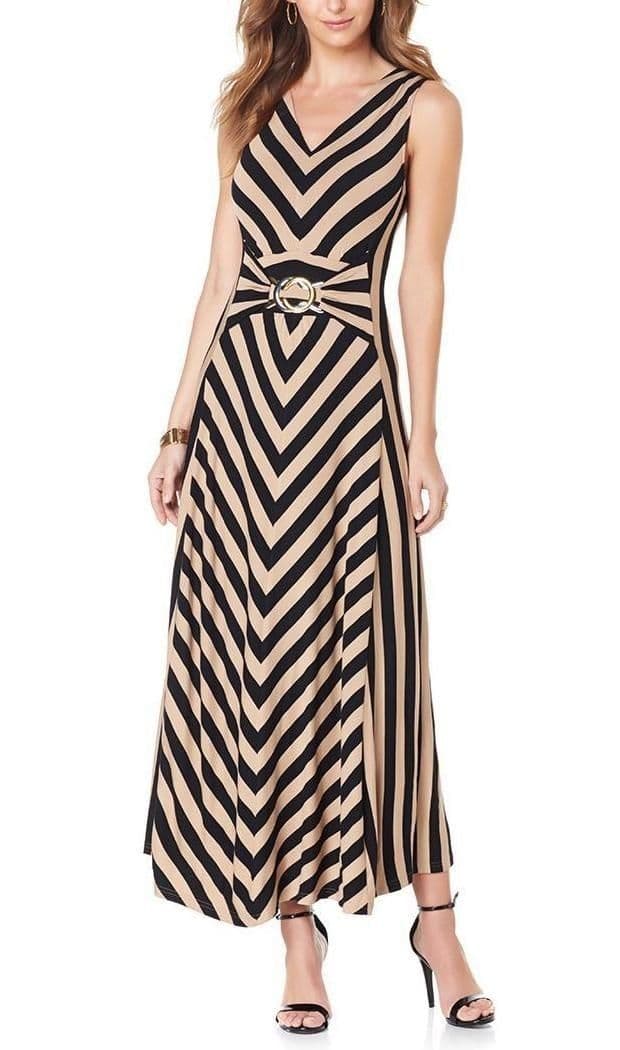 Striped Chevron Maxi
