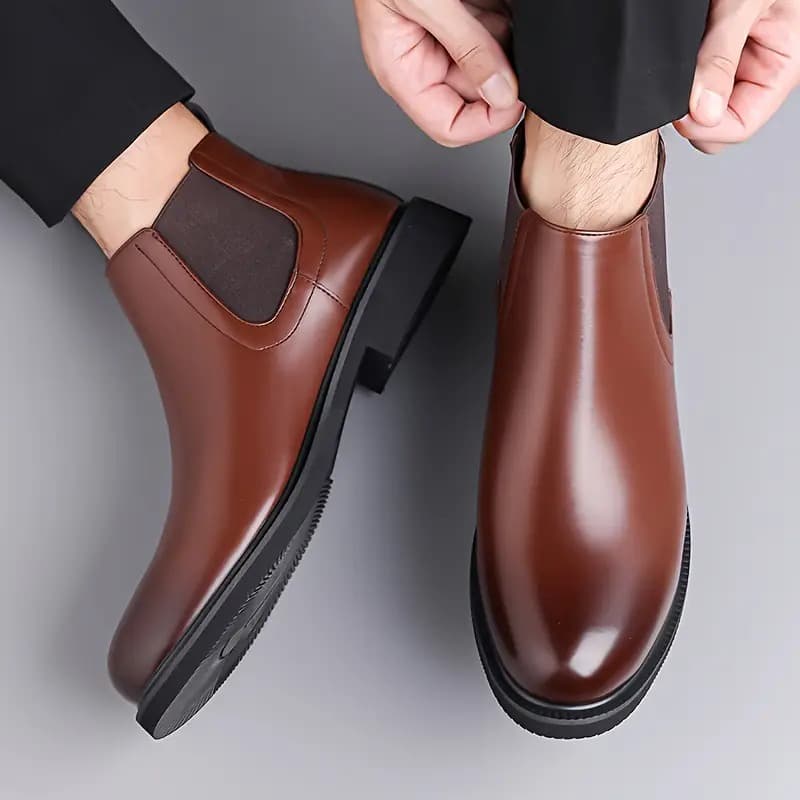 FOX Men's Classic Chelsea Ankle Boots - Brown