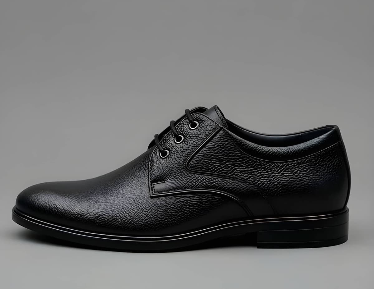 FOX Men's Classic Formal Office Shoes - Black