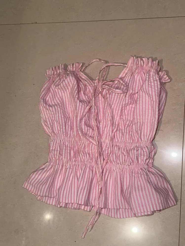 Pink tube top